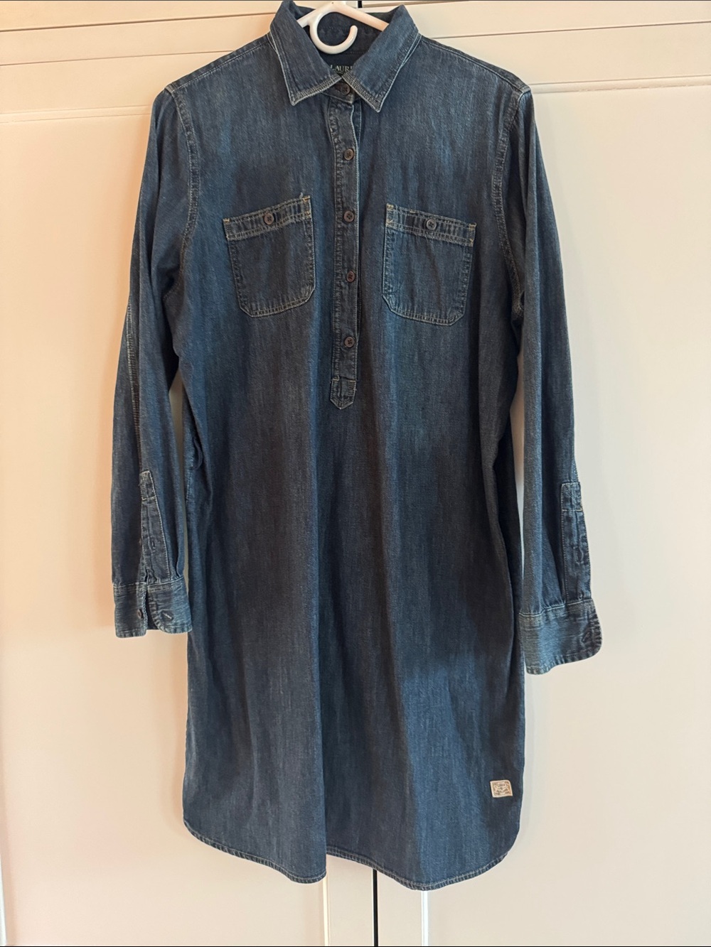 Lauren Ralph Lauren  Denim Midi Shirt Dress